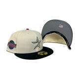 Off White Houston Astros Black Visor Gray Bottom 2005 World Series Side Patch New Era 59Fifty Fitted