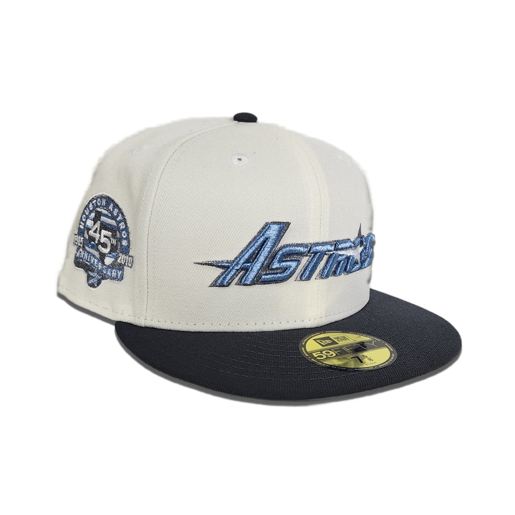 Houston Astros New Era 45th Anniversary Undervisor 59FIFTY Fitted Hat -  Blue Stone