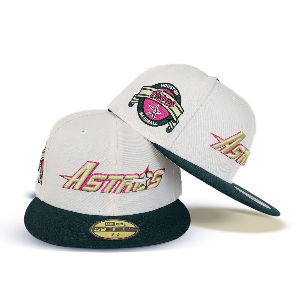 Houston Astros New Era Primary Logo Basic 59FIFTY Fitted Hat - White
