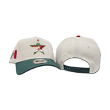 Off White Houston Astros Green Visor Curved Brim Gray Bottom Mexico Flag Side Patch New Era 9Forty A-Frame Snapback