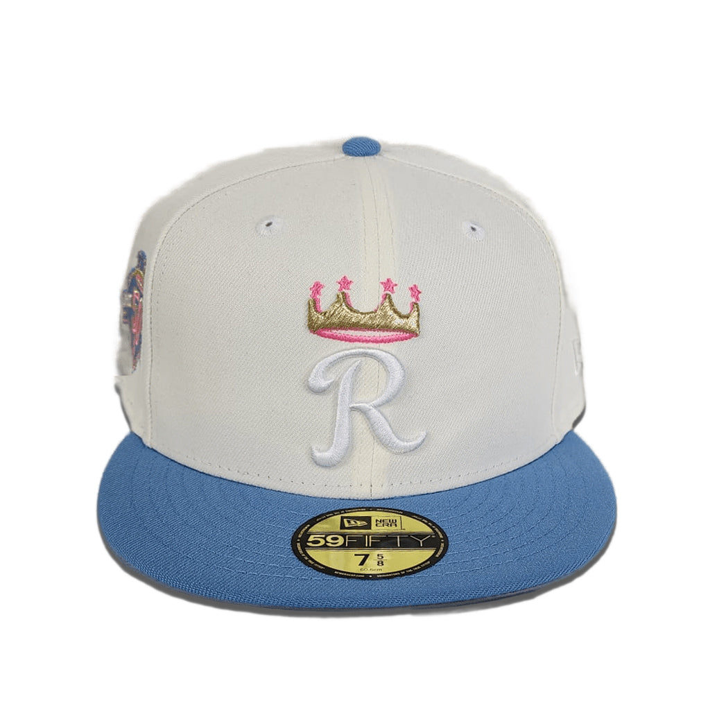 Kansas City Royals New Era White on White 59FIFTY Fitted Hat