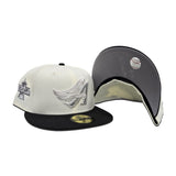 Off White Glow in The Dark Los Angeles Angels Black Visor Gray Bottom 2010 All Star Game Side Patch New Era 59Fifty Fitted