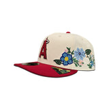 Off White Los Angeles Angels Floral Red Visor Green Bottom New Era 59Fifty Fitted