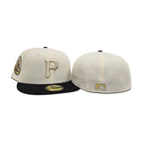 Off White Pittsburgh Pirates Black Visor Pink Bottom 74th All Star Game Side Patch New Era 59Fifty Fitted