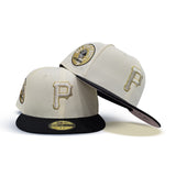 Off White Pittsburgh Pirates Black Visor Pink Bottom 74th All Star Game Side Patch New Era 59Fifty Fitted