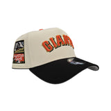 Off White San Francisco Giants Curved Brim Black Visor Gray Bottom 2017 All Star Game Side Patch New Era 9Forty Snapback