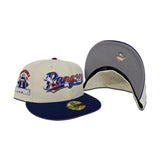 Off White Texas Rangers Camo Logo Gray Bottom 2023 World Series Champions Side Patch New Era 59Fifty Fitted