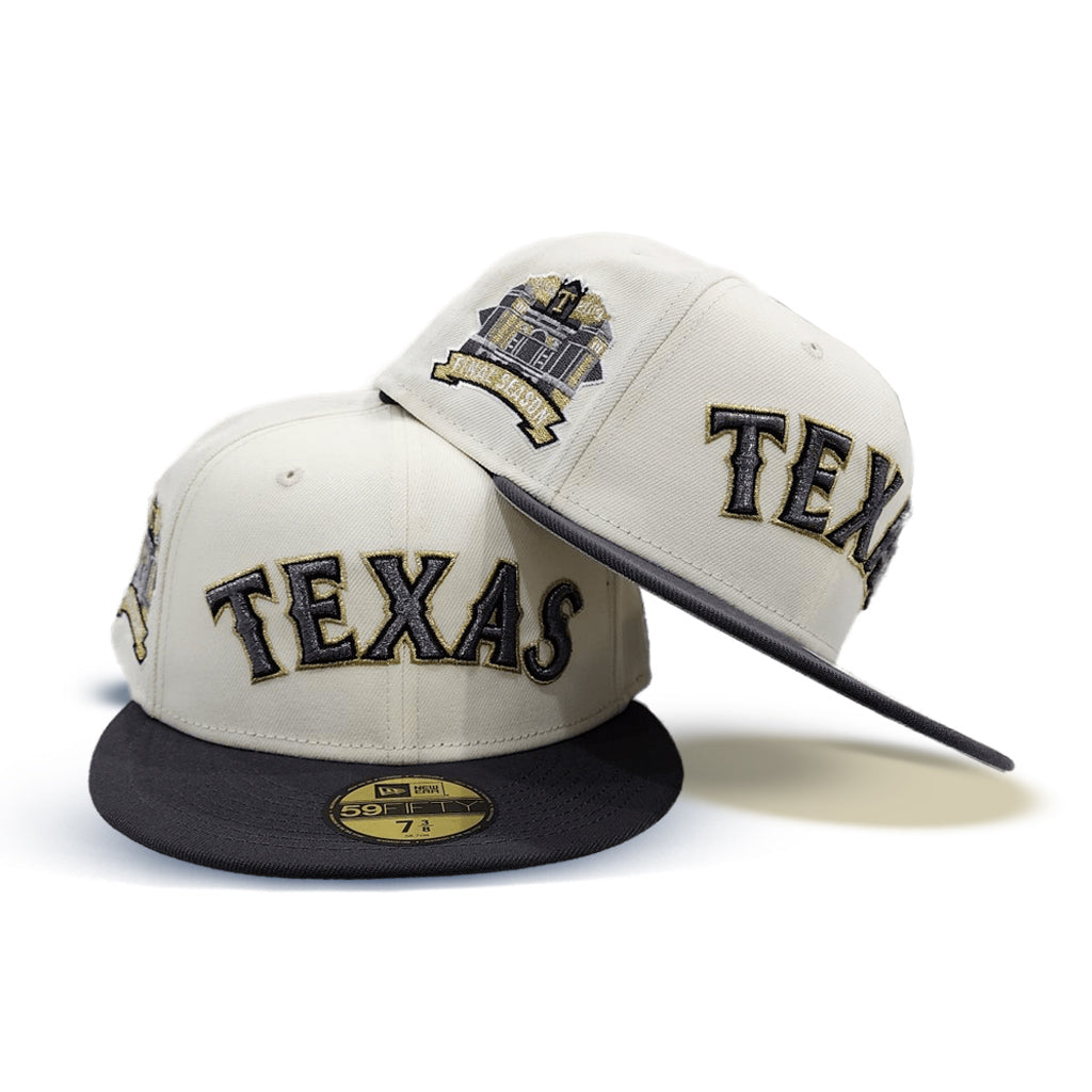 Black Texas Rangers Final Season 59fifty New Era Fitted Hat