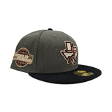 Olive Green Houston Astros Black Visor Pink Bottom 2005 World Series Side Patch New Era 59Fifty Fitted