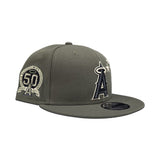 Olive Green LA Angels 50 Anniversary