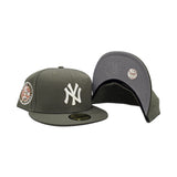 Olive Green New York Yankees Gray Bottom 1949 World Series Side Patch New Era 59Fifty Fitted