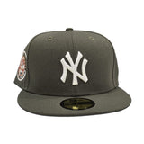 Olive Green New York Yankees Gray Bottom 1949 World Series Side Patch New Era 59Fifty Fitted