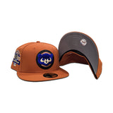 Fall Orange Chicago Cubs Gray Bottom 1990 All Star Game Side Patch New Era 59Fifty Fitted