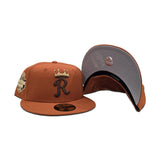 Rust Kansas City Royals Gray Bottom 2012 All Star Game Side Patch New Era 59Fifty Fitted