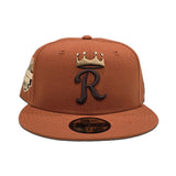 Rust Kansas City Royals Gray Bottom 2012 All Star Game Side Patch New Era 59Fifty Fitted