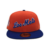 Orange New York Los Mets Royal Blue Visor Green Bottom 60th Anniversary Side Patch New Era 59Fifty Fitted