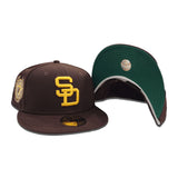 Brown San Diego Padres Green Bottom 1978 World Series Side Patch New Era 59Fifty Fitted