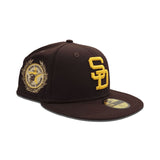 Brown San Diego Padres Green Bottom 1978 World Series Side Patch New Era 59Fifty Fitted