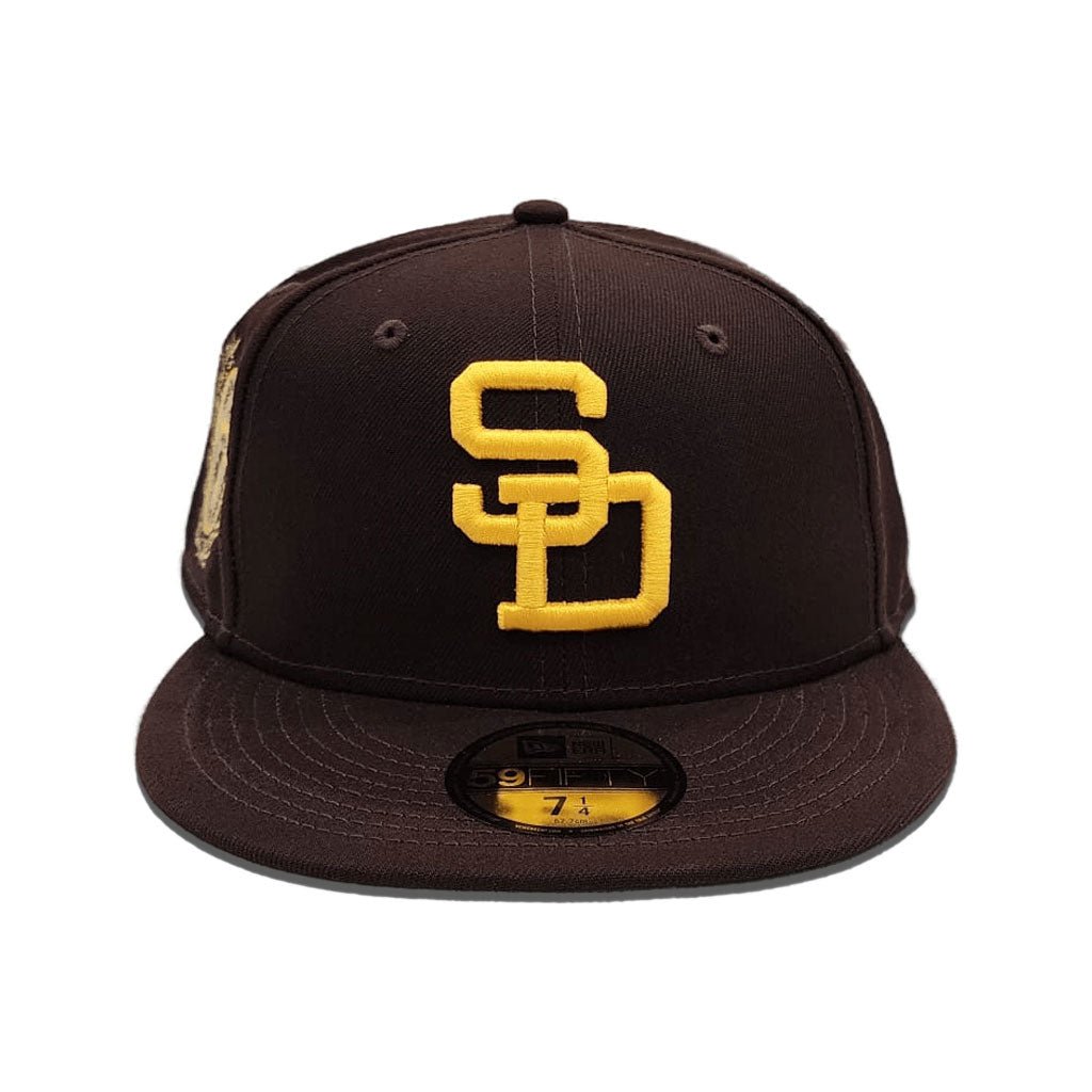 Brown San Diego Padres Green Bottom 1978 World Series Side Patch New Era 59FIFTY Fitted 71/4