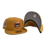 Panama Tan Chicago Cubs Gray Bottom 1990 All Star Game Side Patch New Era 9Fifty Snapback