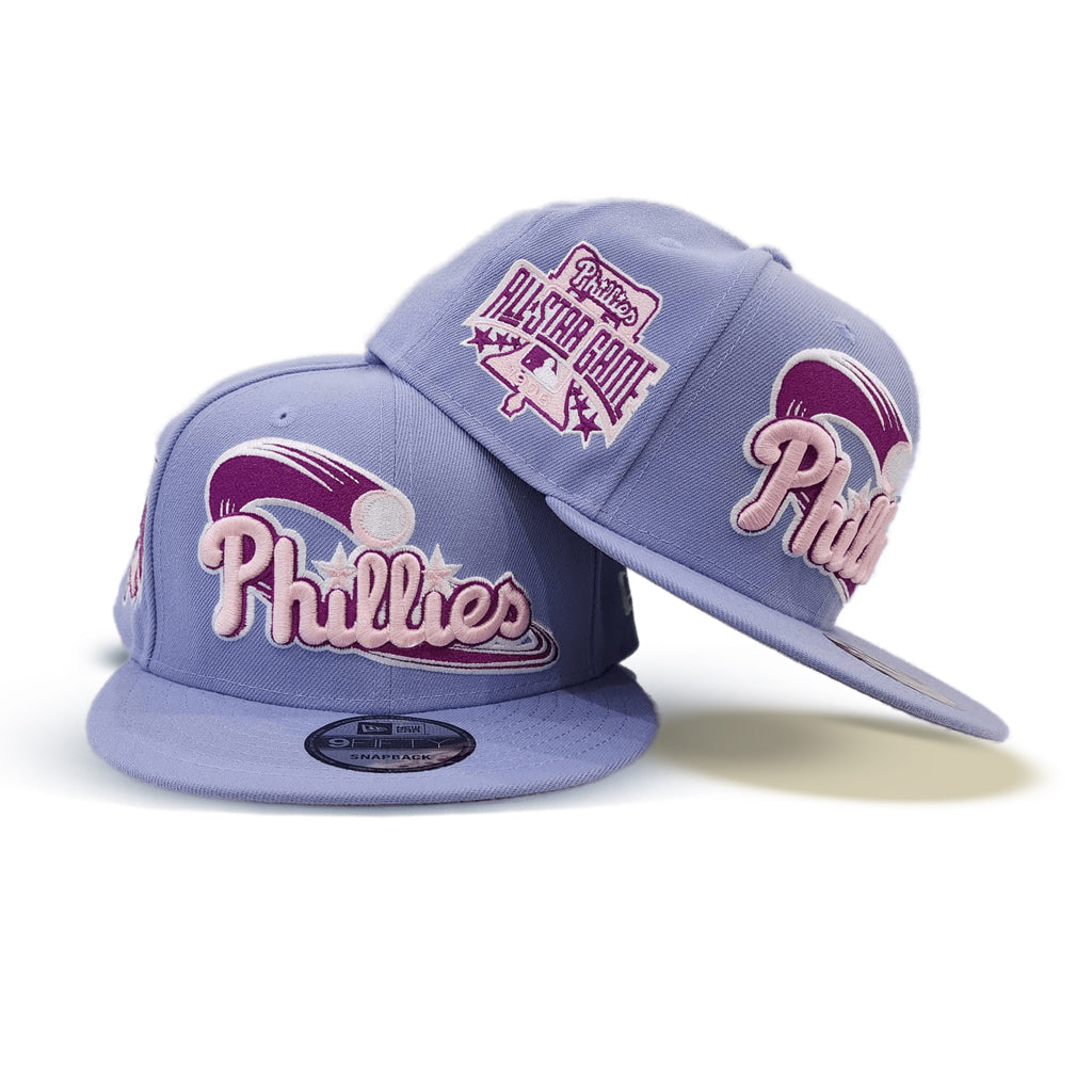 Philadelphia Phillies COLOR PACK SIDE-PATCH Black Fitted Hat