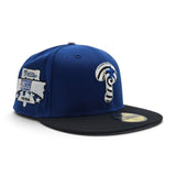 Royal Blue Swirl Philadelphia Phillies Black Visor Gray Bottom 1996 All Star Game Side Patch New Era 59Fifty Fitted