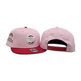 Pink Chicago Cubs Red Visor Gray Bottom 1990 All Star Game Side Patch "Valentines Day Collection" New Era 9Fifty Snapback