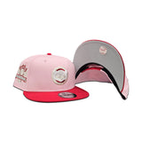 Pink Chicago Cubs Red Visor Gray Bottom 1990 All Star Game Side Patch "Valentines Day Collection" New Era 9Fifty Snapback