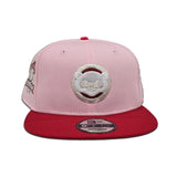 Pink Chicago Cubs Red Visor Gray Bottom 1990 All Star Game Side Patch "Valentines Day Collection" New Era 9Fifty Snapback