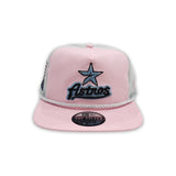 Pink Houston Astros White Trucker Green Bottom 2000 Inaugural Season Side Patch New Era Snapback