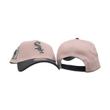 Pink Rouge Chicago White Sox Dark Gray Curved Brim Gray Bottom 95 Years Side Patch New Era A-Frame 9Forty Snapback