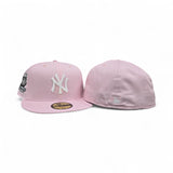 Pink New York Yankees Gray Bottom 2000 World Series Champions Side Patch New Era 59Fifty Fitted