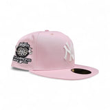 Pink New York Yankees Gray Bottom 2000 World Series Champions Side Patch New Era 59Fifty Fitted