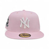 Pink New York Yankees Gray Bottom 2000 World Series Champions Side Patch New Era 59Fifty Fitted