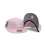 Pink New York Yankees Gray Bottom 2000 World Series Champions Side Patch New Era 59Fifty Fitted