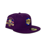 Grape Purple Chicago Cubs Pink Visor Pink Bottom 1990 All Star Game Side Patch New Era 59Fifty Fitted