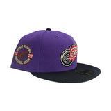 Purple Detroit Red Wings Black Visor Green Bottom 1926 Inaugural Season Side Patch New Era 59Fifty Fitted