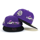 Purple Houston Astros Camo Logo Black Visor Gray Bottom 45th Anniversary Side Patch New Era 59Fifty Fitted