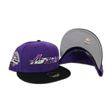 Purple Houston Astros Camo Logo Black Visor Gray Bottom 45th Anniversary Side Patch New Era 59Fifty Fitted