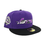 Purple Houston Astros Camo Logo Black Visor Gray Bottom 45th Anniversary Side Patch New Era 59Fifty Fitted