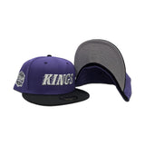 Purple Los Angeles Kings Black Visor Gray Bottom Levi's Stadium 2013 Series Side Patch New Era 59Fifty Fitted