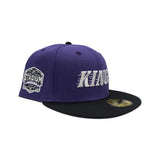 Purple Los Angeles Kings Black Visor Gray Bottom Levi's Stadium 2013 Series Side Patch New Era 59Fifty Fitted