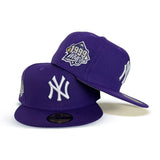 Purple New York Yankees Gray Bottom 1999 World Series Side Patch New Era 59Fifty Fitted