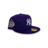 Purple New York Yankees Gray Bottom 1999 World Series Side Patch New Era 59Fifty Fitted