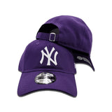 Purple New York Yankees New Era 9Twenty Strapback