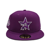 Grape Purple Houston Astros Drip Logo Gray Bottom 2005 World Series Side Patch New Era 59Fifty Fitted