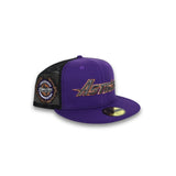 Purple Trucker Houston Astros Gray Bottom Celebrating 45 Years Side Patch New Era 59Fifty Fitted 3