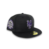 Black Camo Glow In The Dark New York Mets Gray Bottom Shea Stadium Side Patch New Era 59Fifty Fitted