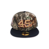 Real Tree Camo Houston Colt .45's Navy Blue Visor Red Bottom Celebrating 40 Years Side Patch New Era 59Fifty Fitted