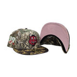 Real Tree Glow In The Dark New Jersey Devils Digicamo Visor Pink Bottom 30th Anniversary Side Patch New Era Fitted
